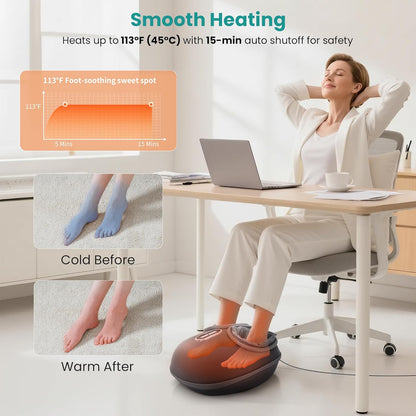 Shiatsu Foot Massager with Heat